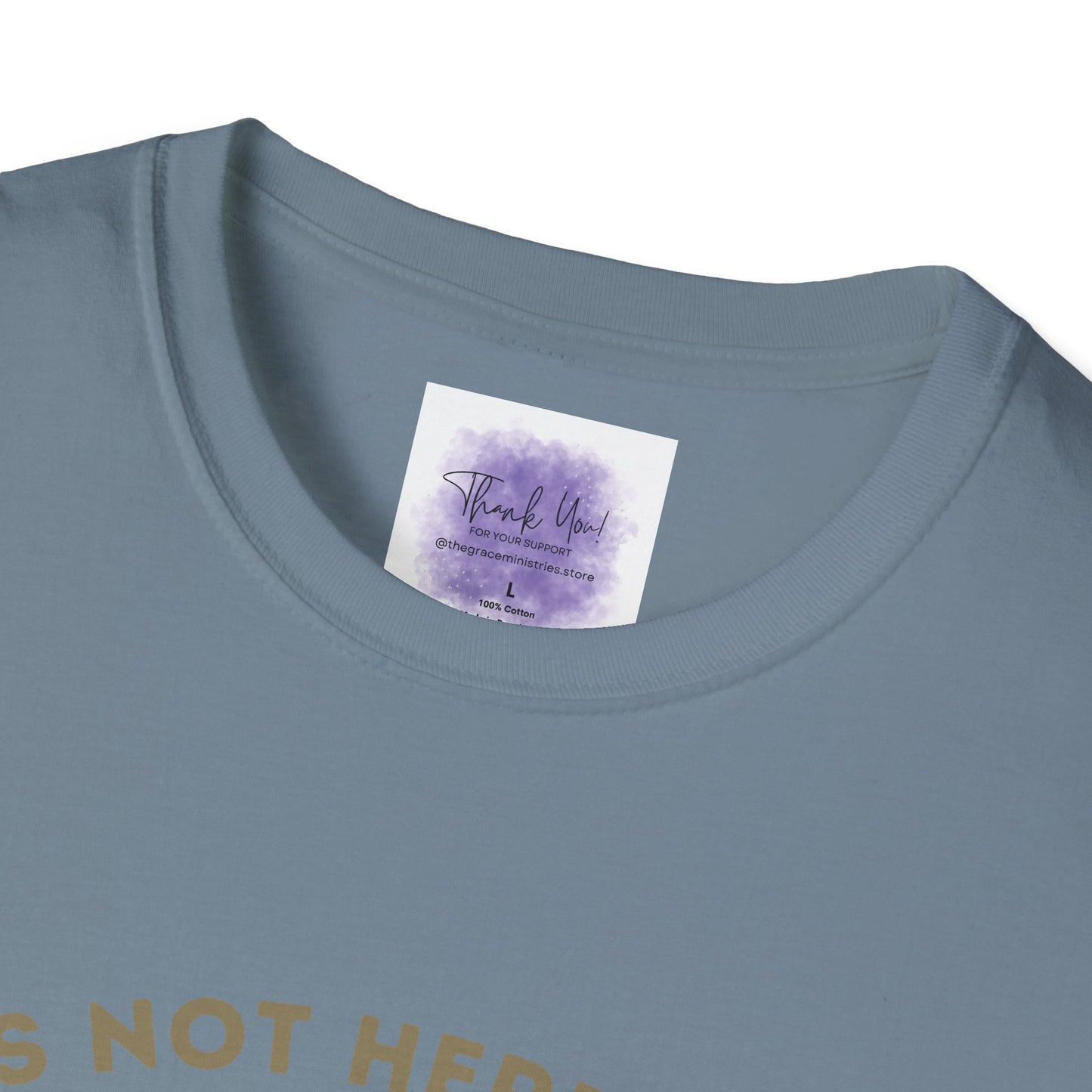 He Has Risen T-Shirt – Unisex Softstyle Christian Tee